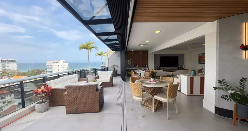 Cobertura com 3 quartos (suítes) para vender, 268m2, condominio waterways, avenida lucio costa, barra da tijuca
