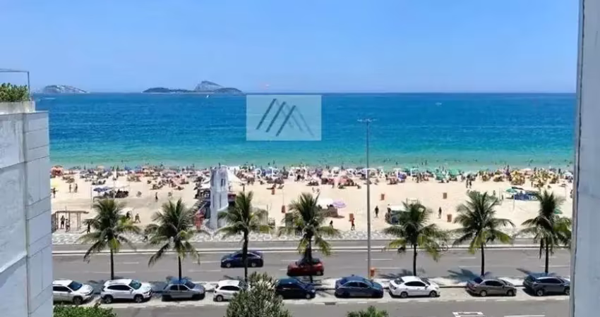 Apartamento frontal ao mar com 4 quartos à venda na av delfim moreira leblon