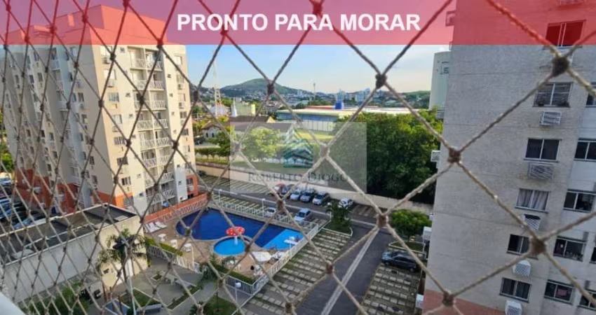 Apartamento à venda em São Gonçalo-RJ, bairro Neves: 2 quartos, 1 sala, 1 banheiro, 1 vaga - 55,00 m2 de área.