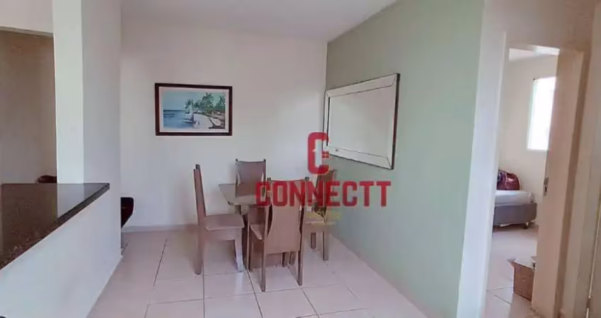 Apartamento mobiliado, com 2 dormitórios à venda, 47 m² por r$ 160.000 - ribeirânia - ribeirão preto/sp
