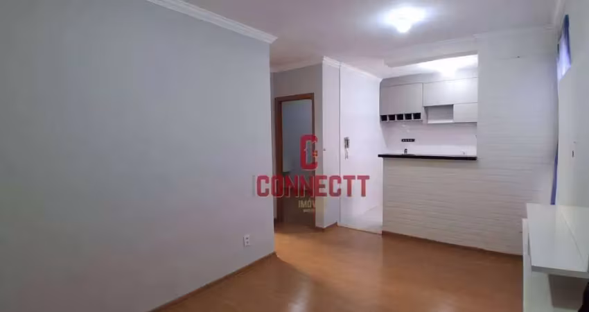 Apartamento com 2 dormitórios para alugar, 45 m² por r$ 1.782,00/mês - residencial jequitibá - ribeirão preto/sp