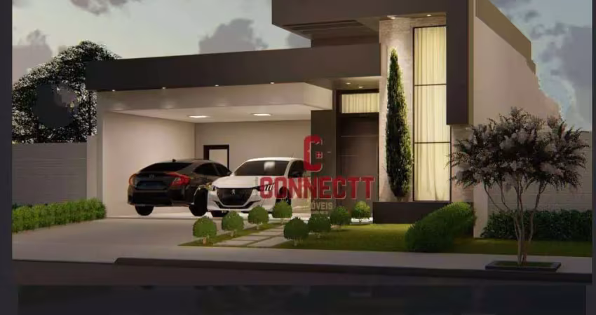 Casa com 3 dormitórios à venda, 152 m² por R$ 850.000 - Bonfim Paulista - Ribeirão Preto/SP