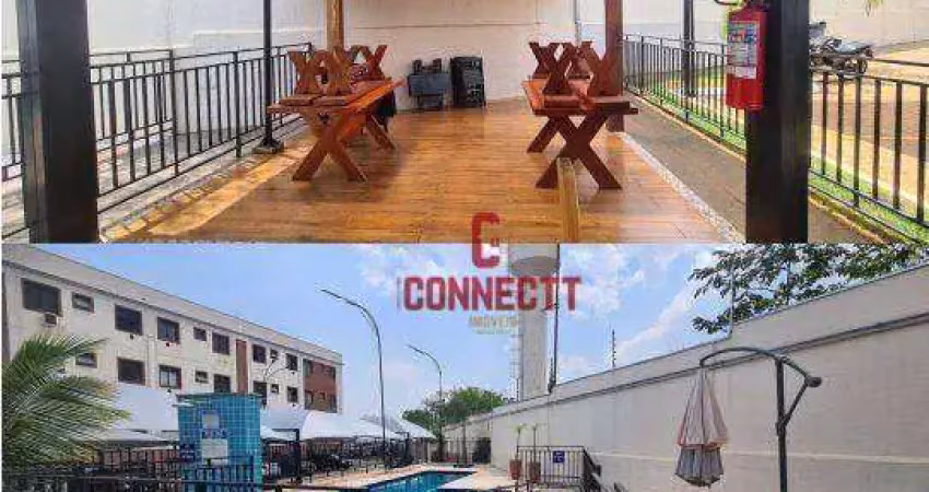 Apartamento com 2 dormitórios à venda, 44 m² por r$ 135.000 - jardim santa cecilia  bonfim paulista - ribeirão preto/sp