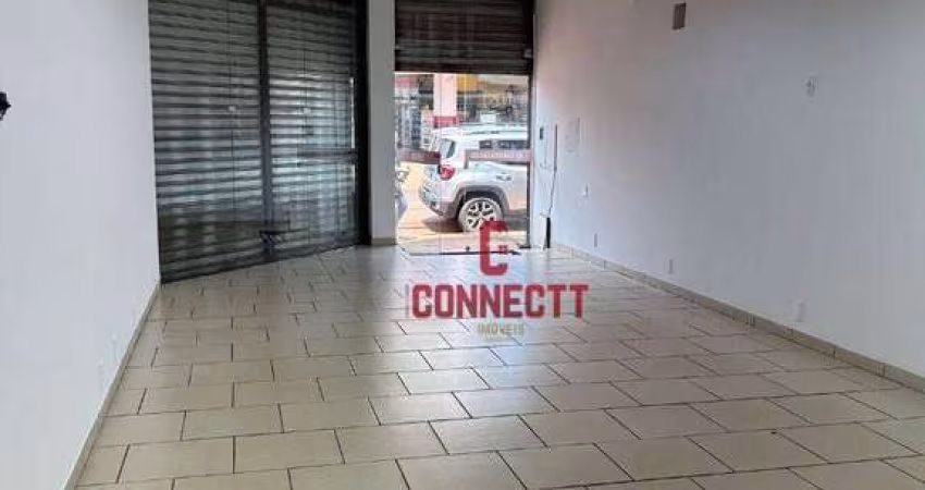 SALÃO COMERCIAL DE 100m² DE ÁREA ÚTIL COM MEZANINO NO CENTRO DE RIBEIRÃO PRETO.