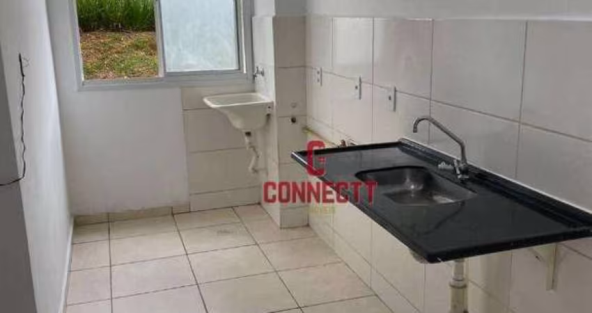 Apartamento com 2 dormitórios para alugar, 43 m² por R$ 1.259/mês - Ribeirão Verde - Ribeirão Preto/SP