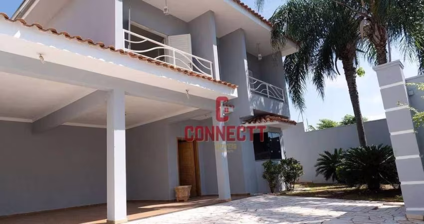 CASA SOBRADO DE 4 QUARTOS PISCINA  5 VAGAS DE GARAGEM NA CITY RIBEIRÃO PRETO.