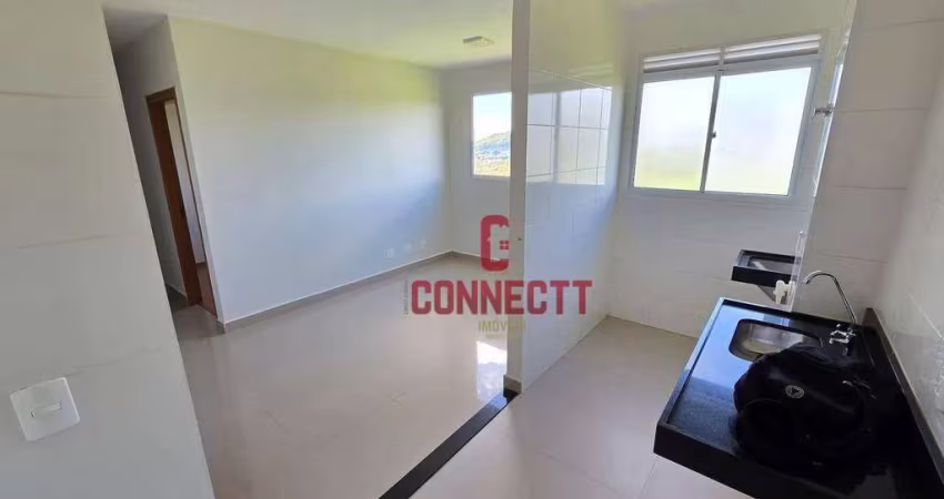 Apartamento com 2 dormitórios à venda, 47 m² por R$ 260.000 - Recreio das Acácias - Ribeirão Preto/SP