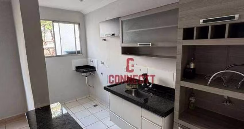 Apartamento com 2 dormitórios à venda, 47 m² por R$ 180.000 - Ribeirânia - Ribeirão Preto/SP