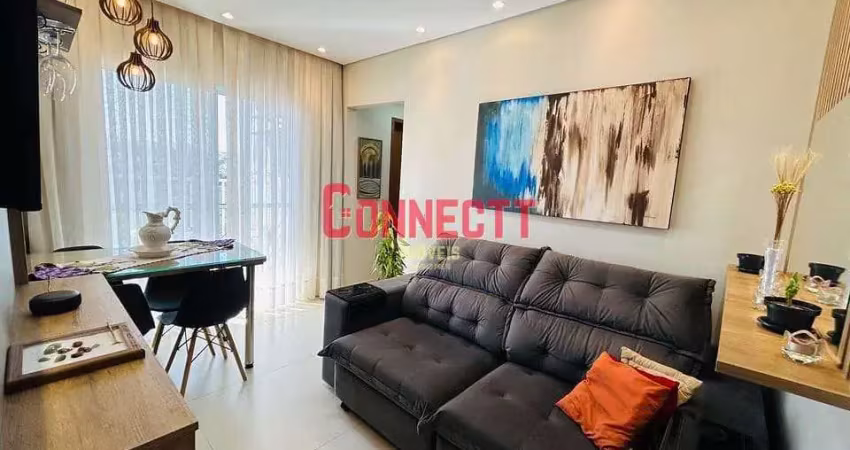 Apartamento com 2 dormitórios à venda, 46 m² por r$ 380.000 - terras de santa marta - ribeirão pret