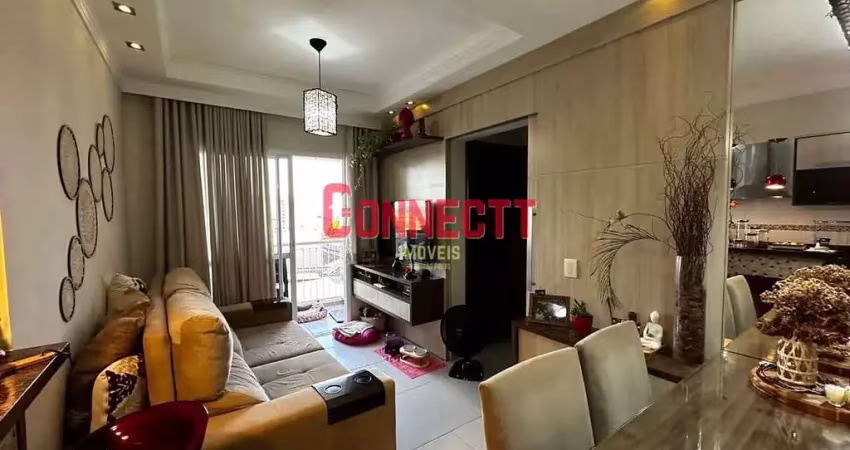 Apartamento com 2 dormitórios à venda, 50 m² por r$ 266.000,00 - vila maria luiza - ribeirão preto/