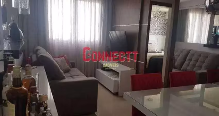 Apartamento com 2 dormitórios à venda, 48 m² por r$ 320.000 - mirante sul resort condomínio - ribei