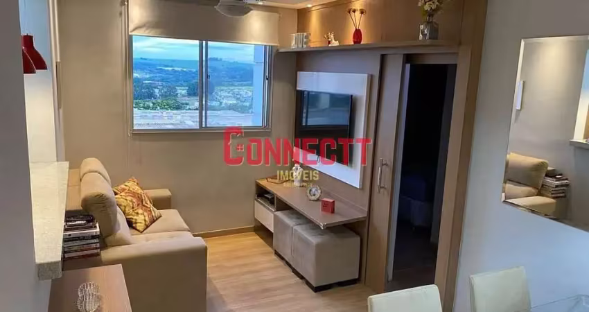 Apartamento com 2 dormitórios à venda, 48 m² por r$ 310.000,00 - mirante sul - ribeirão preto/sp