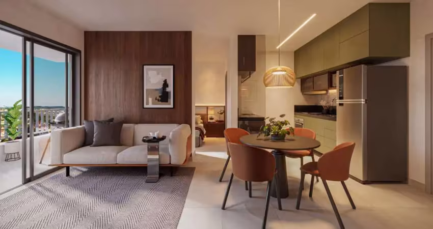 Lançamento 1 apartamento de 1 quarto sacada 1 vaga no bairro ribeirânia.