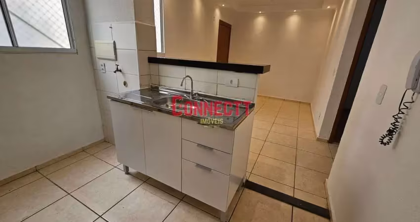 Apartamento com 2 dormitórios à venda, 42 m² por r$ 140.000 - jardim silvio passalacqua - ribeirão