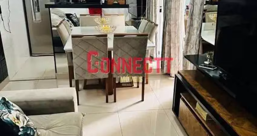 Apartamento com 2 dormitórios à venda, 48 m² por r$ 195.000 - jardim silvio passalacqua - ribeirão
