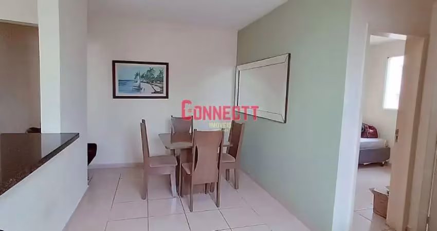 Apartamento mobiliado, com 2 dormitórios à venda, 47 m² por r$ 160.000 - ribeirânia - ribeirão pret
