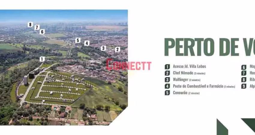 Lançamento! lotes residenciais, 300 m² - jardim villa lobos