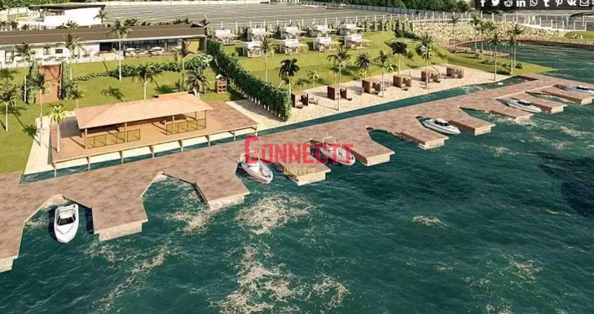 Terreno de esquina de 412m² no condominio rio sol em rifaina.