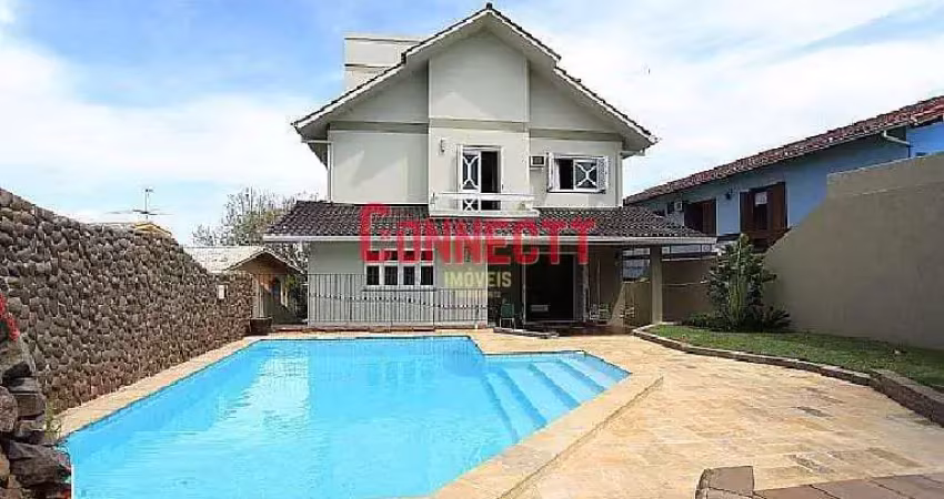 Casa com 5 dormitórios à venda, estuda permutas, 445 m² por r$ 1.223.000 - primavera - novo hamburg