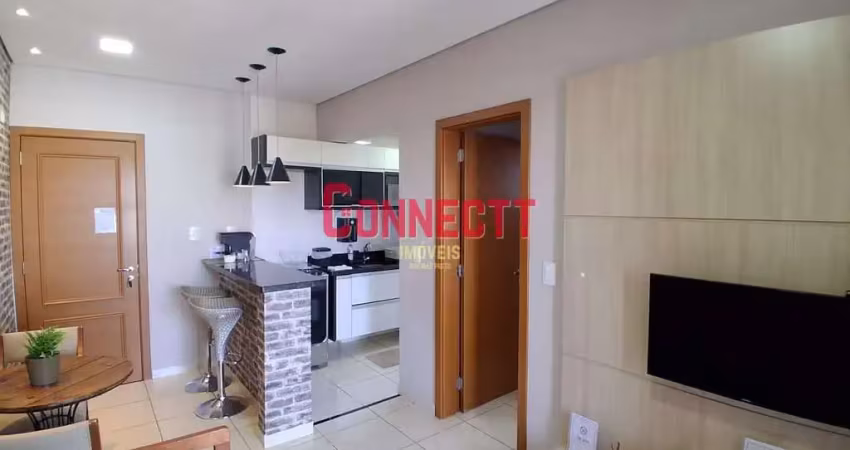 Apartamento com 1 dormitório para alugar, 38 m² por r$ 2.761,00/mês - jardim palma travassos - ribe