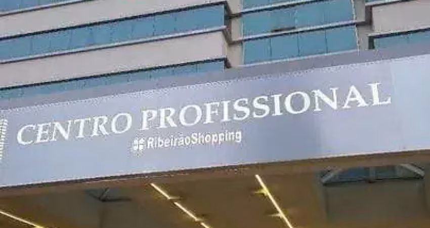Sala comercial de 42m² em frente ao ribeirão shopping