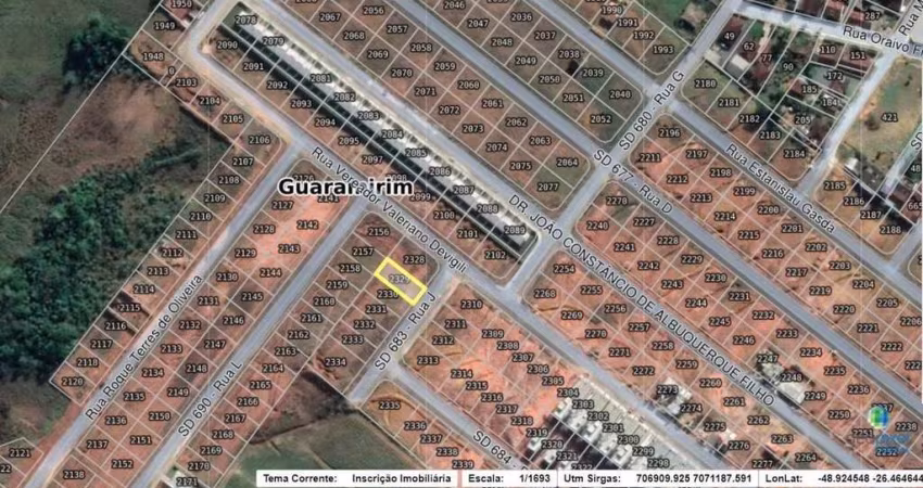 Terreno para Venda em Guaramirim / SC no bairro Corticeira
