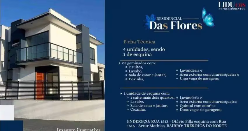 Casa com 2 quartos à venda na Rua Otávio Filla, 1513, Três Rios do Norte, Jaraguá do Sul