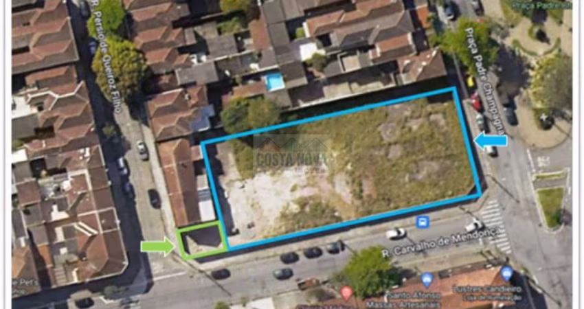 Terreno à venda para incorporação em Santos, Rua Dr. Carvalho de Mendonça, S/N