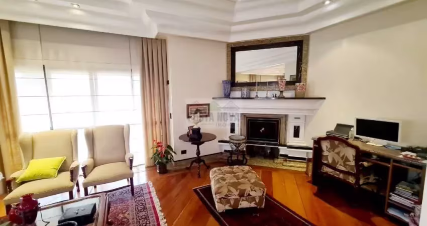 Cobertura a venda em Moema, 472m², 3 suítes, 6 banheiros, 7 vagas, piscina privativa