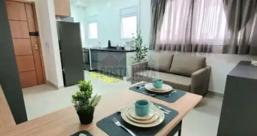 Studio à venda, mobiliado, 1 banheiro, 1 vaga, a uma quadra da praia no josé menino, em santos