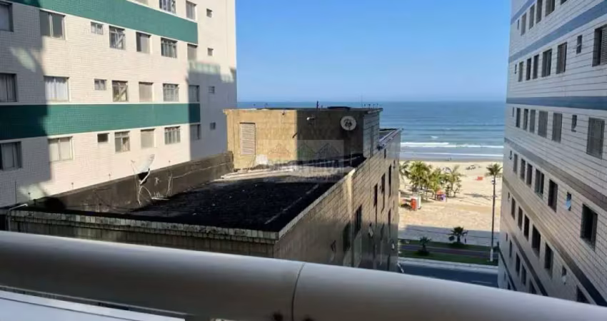 Apartamento de 126 m² com 3 suítes uma vaga vista Mar Praia Grande  - Tupi