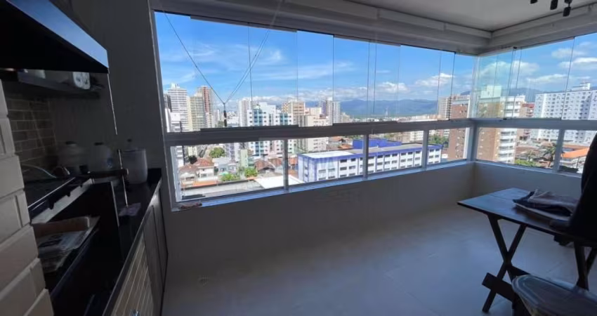 Apartamento de 89 m² com 2 dormitórios sendo 1 suíte, lazer completo, 1 vaga, Aviação, Praia Grande