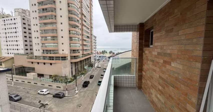 Apartamento de 126 m² com 3 quartos sendo 2 suítes, 2 vagas demarcadas, bairro Aviação, Praia Grande