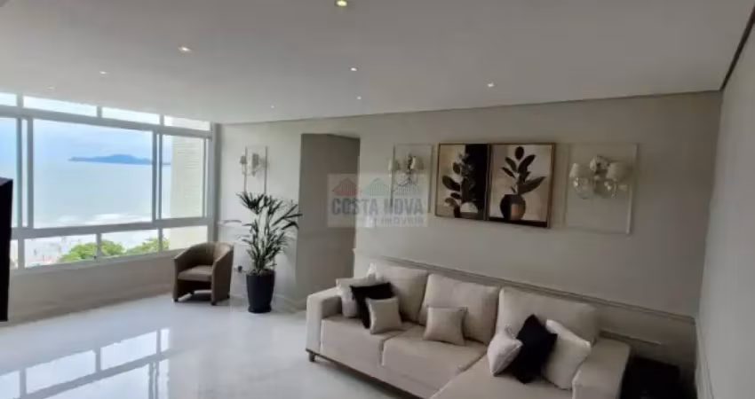 Apartamento frente mar com 2 quartos, porteira fechada no bairro aparecida em santos.
