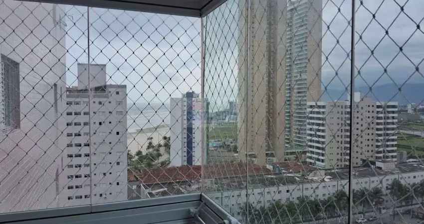 Apartamento à venda de 76m² - vista mar e montanha vila mirim - praia grande - sp.