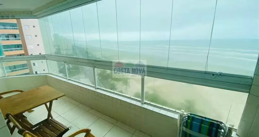 Apartamento a venda, 1 quarto, 1 banheiro, 1 vaga de garagem.  predio frente mar,  mobiliado