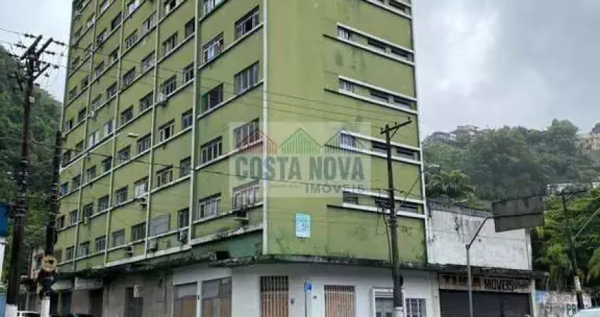 Kitnet com 19 m² no centro de santos. quarto/sala e banheiro