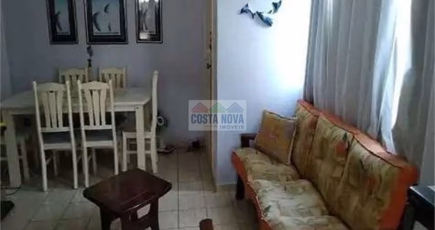 Apartamento no Canto do Forte com 2 quartos sendo 1 suíte, 2 banheiros, 1 vaga