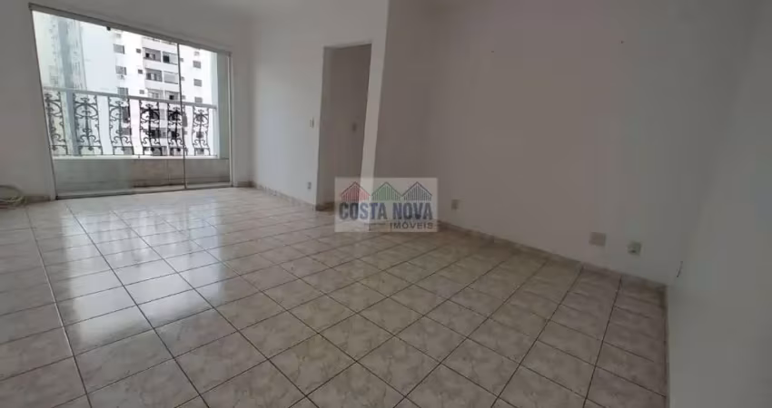 Apartamento no itararé com 2 dormitórios e sacada próximo à praia