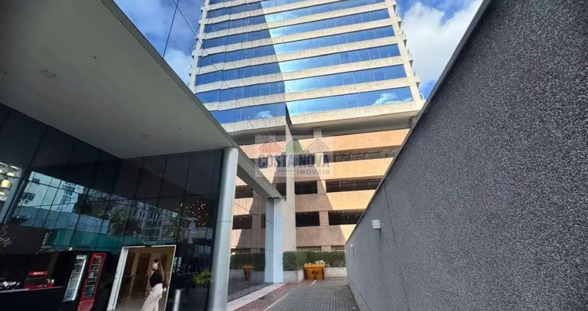 O mais alto padrão corporativo de santos ? laje 645 m² com heliponto e vista icônica
