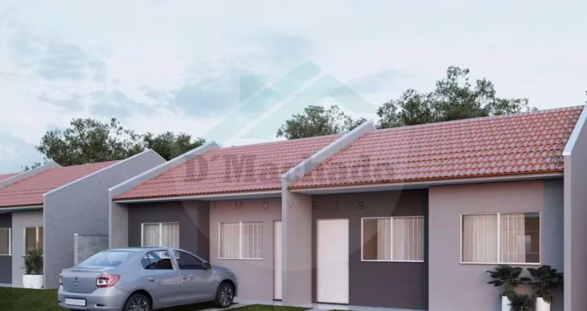 Casa para Venda em Fazenda Rio Grande, Estados, 2 dormitórios, 1 banheiro, 1 vaga