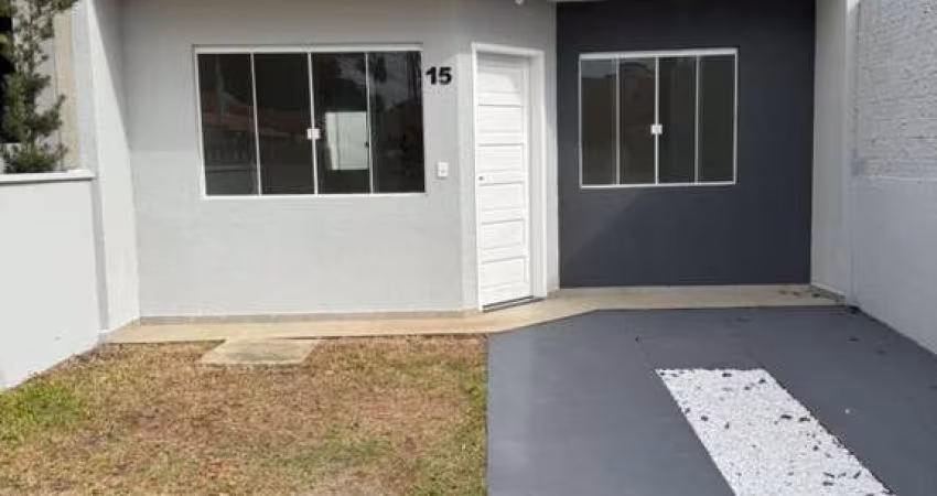 Casa para Venda em Fazenda Rio Grande, Estados, 2 dormitórios, 1 banheiro, 1 vaga