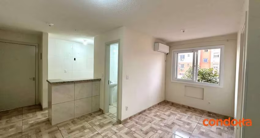 Apartamento com 2 dormitórios para alugar, 47 m² por r$ 1.565,00/mês - restinga - porto alegre/rs