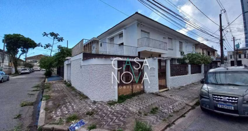 Sobrado com 3 dormitórios para alugar por R$ 4.500,00/mês - Macuco - Santos/SP