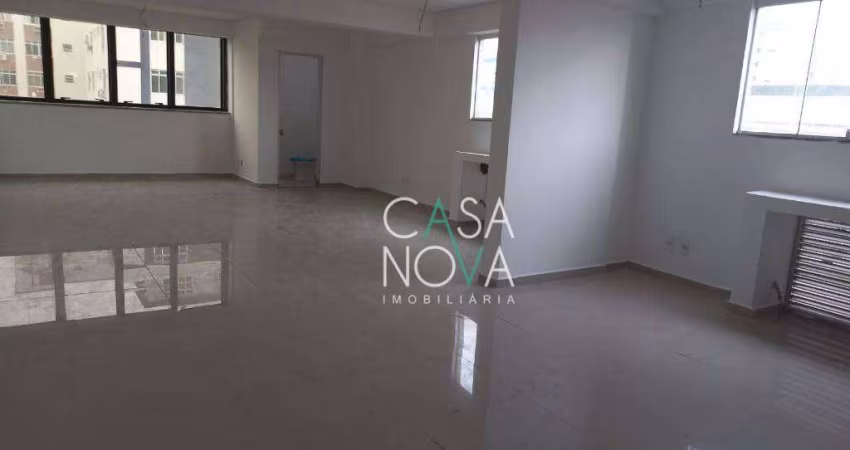 Sala para alugar, 66 m² por R$ 3.100,00/mês - Aparecida - Santos/SP