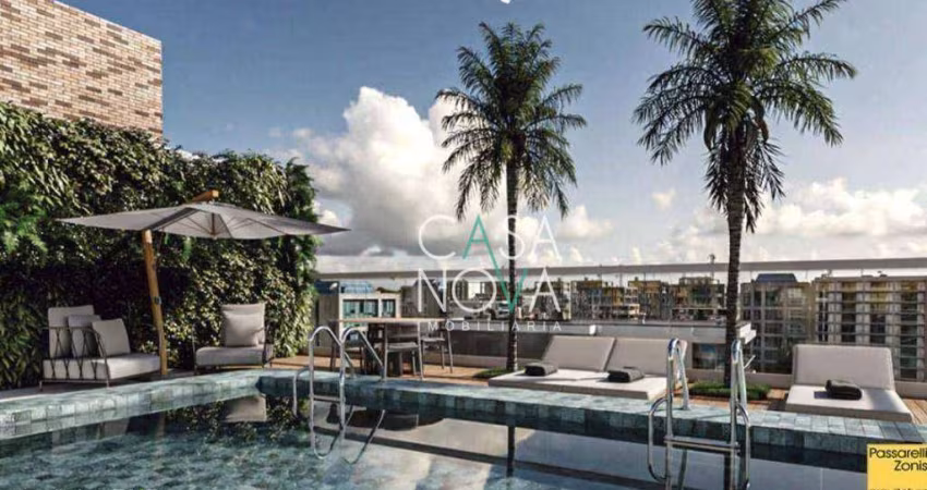 Apartamento com 2 dormitórios à venda, 82 m² por R$ 881.000,00 - Aparecida - Santos/SP