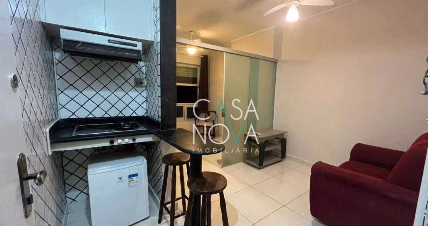 Kitnet com 1 dormitório para alugar, 31 m² por R$ 1.850,00/mês - Aparecida - Santos/SP