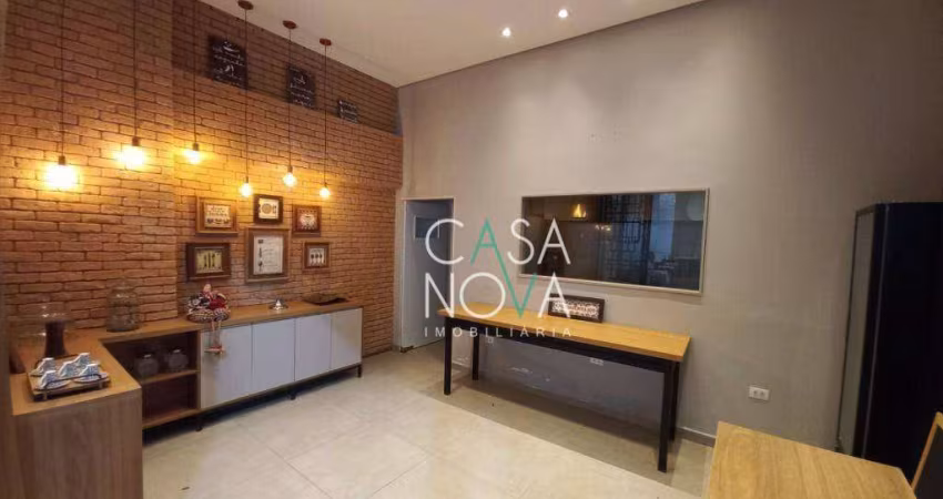 Loja, 42 m² - venda por R$ 440.000,00 ou aluguel por R$ 5.300,00/mês - Encruzilhada - Santos/SP