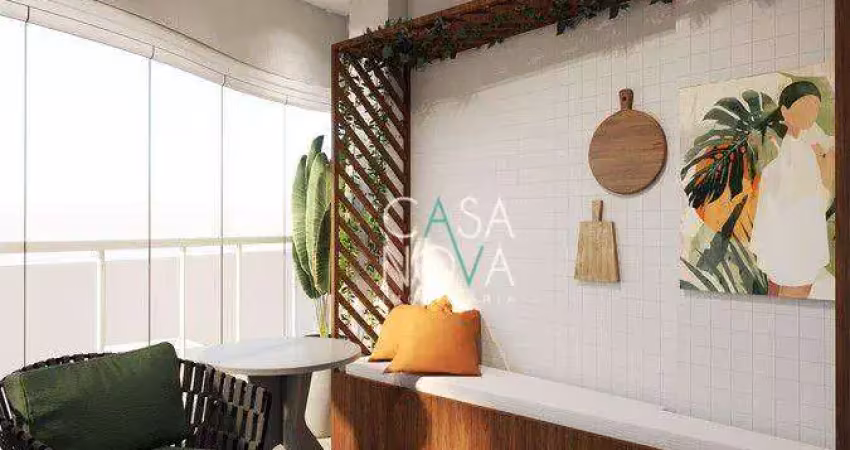 Apartamento com 2 dormitórios à venda, 77 m² por R$ 890.000,00 - Boqueirão - Santos/SP
