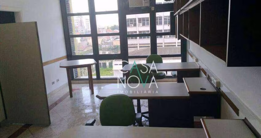 Sala comercial 45 metros quadrados - venda ou para locação por R$ 345.000 ou  R$ 2.500/mês - Centro - Santos/SP